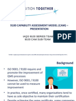 9100 CAPABILITY ASSESSMENT MODEL (CAM) – PRESENTATION