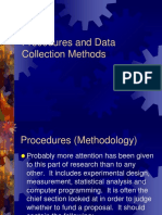 Procedures and Data Collection Methods