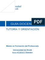 Guía Tutoria