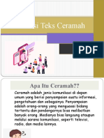 Informasi Teks Ceramah