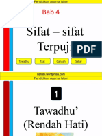 tawadhu-taat-qanaah-sabar