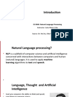 CS-5840: Natural Language Processing: Instructor: Saira Moin U Din