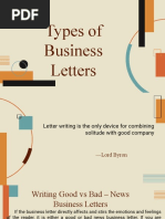 C3L6 - Types of Business Letters