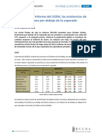 Informe Económico (USDA) - Bolsa de Cereales de Córdoba