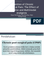 JR Prevention of Chronic Postsurgical Pain