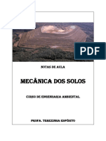 Notas de Aula - Engenharia Ambiental - Mecanica Dos Solos - Espósito