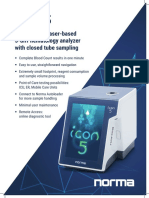 The Smallest Laser-Based 5-Diff Hematology Analyzer With Closed Tube Sampling
