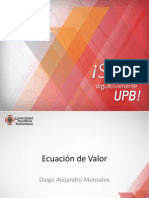 Ecuacion de valor _UPB_2016