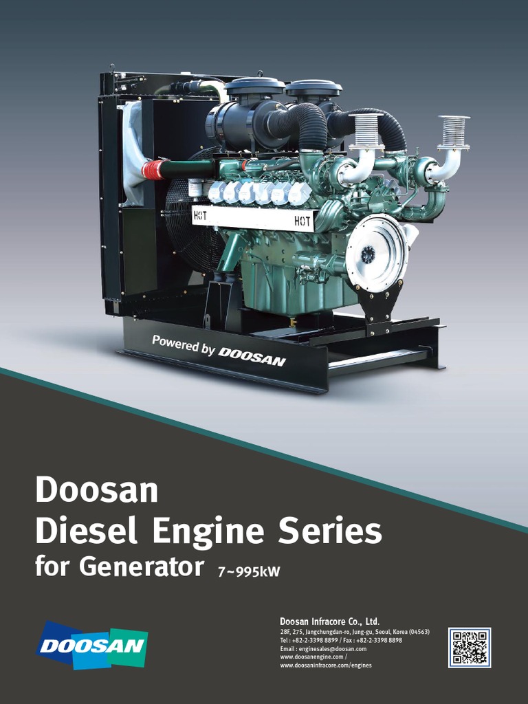 Doosan Diesel Engines for Generators | PDF | Diesel Engine | Propulsion