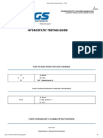 Hydrostatic Testing Guide - CGS