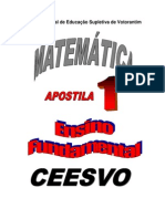 Apostila Ensino Fundamental Matemática CEESVO