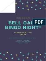Bell Oaks VIRTUAL Bingo Night!