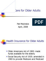 Health Care For Older Adults