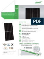 JinkoSolar N-Type Mono-facial 450-470W Solar Panel