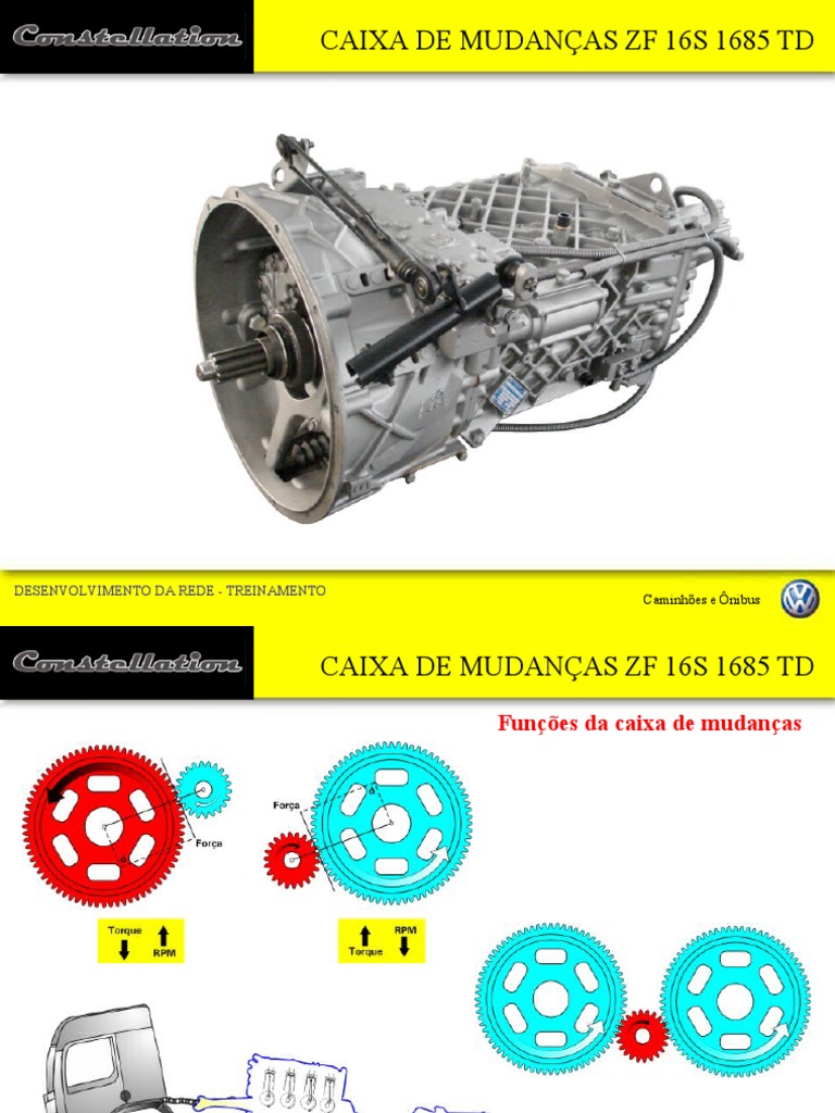Manual da Caixa ZF 16S 1685 TD | PDF | Transmissão (Mecânica