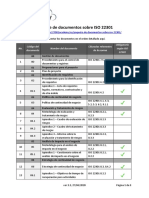 Lista de Documentos Paquete de Documentos ISO 22301 ES