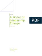 A Model of Leadership Change
