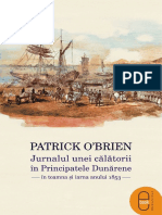 Patrick OBrien Jurnalul Unei Calatorii În Principatele Dunărene În Toamna Și Iarna Anului 1853