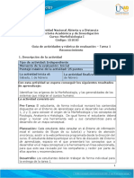 Guía de Actividades y Rúbrica de Evaluación - Tarea 1 - Reconocimiento