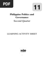 Philippine Politics and Governance - Q2 - Las