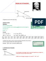 Cours Pythagore