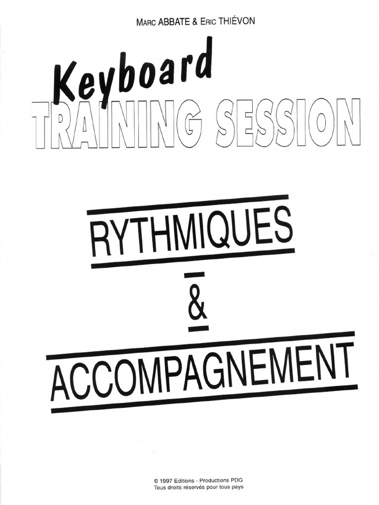Keyboard Training - Rythmiques Et Accompagnement | PDF