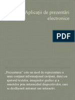 Aplicații de Prezentări Electronice