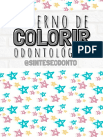 Caderno de Colorir Odonto - @sinteseodonto