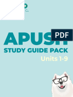 APUSH Study Guide Pack Periods 1 9