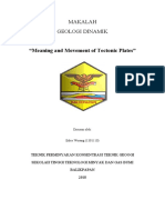 Makalah Ed (Meaning and Movement Plate Tectonics)