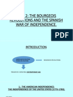 Unit 2 Bourgeois Revolutions and Spanish Independence War