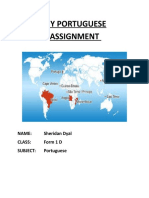 Portuguese Assignment Summary