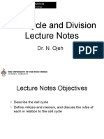 Cell Cycle Division Lecture Notes