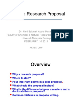 Writing A Research Proposal