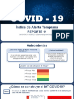 Reporte de índice de Alerta Temprana