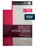 Manual para Entender El Juicio de Amparo-Adriana Campuzano Gallegos PDF