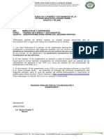 COMUNICADO 013 A PADRES C.V Comisones y Entrega de Infomes