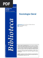 Sociologia Geral
