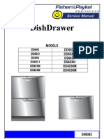 DD603 Fisher Paykel Dishwasher Service Manual