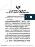RJ N.° 3300-2020 Aprobar Resultados de La FASE DE PRESELECCIÓN Del Concurso Beca 18-2021 PDF