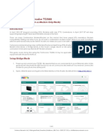 Router Set-Up Guide - Technicolor TG588 in Bridge Modem Mode