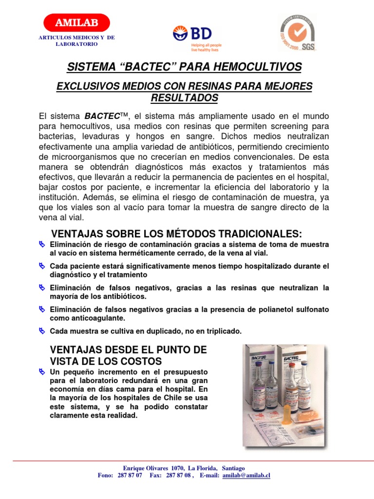 Bactec 9050 | PDF | Laboratorios | Enfermedades y trastornos