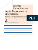 7 Datos Sobre La Corrupción en México
