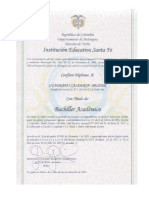 Diploma de Bachiller Academico