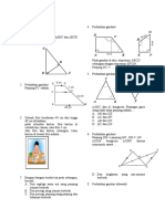 MTK 9A - Latihan Soal Kesebangunan Ke 4