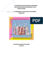 Triratna - 12ipa5 - Prakarya - Laporan Praktik Wirausaha