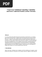 Cross-Layer Optimized Congestion, Contention and Power Control in Wireless Ad Hoc Networks