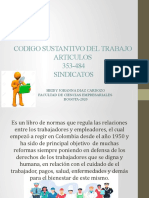 Codigo Sustantivo Del Trabajo Der - Labo