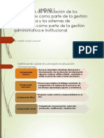 Los Sistemas de Evaluación de Los Aprendizajes Como