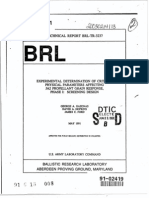 Technical Report Brl-Tr-3237: Ja2 Propellant Grain Response